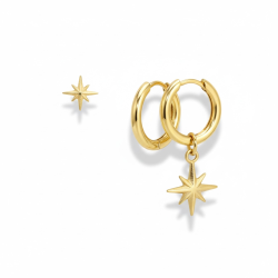 Stjerne �reringe - 3 stk