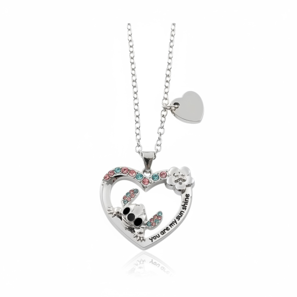 Stitch hjerte Halsk�de � You Are My Sunshine