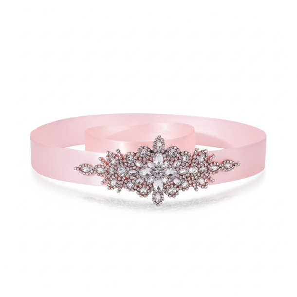 chiffonb�lte med de smukkeste rhinestone og perler