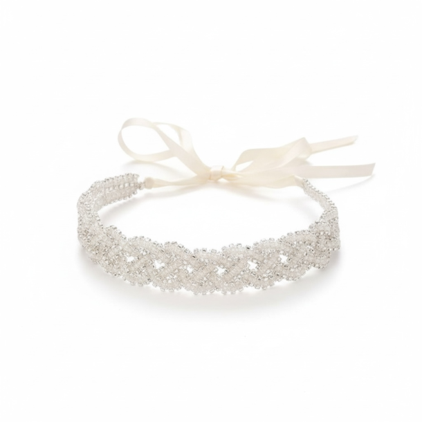 Elegant h�rsmykke i perler