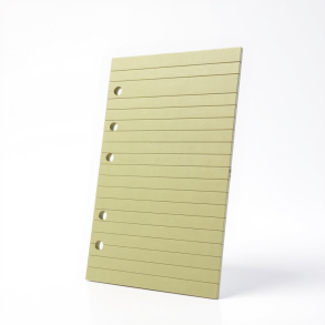Linjerede ark til Cash Stuffing - Gul