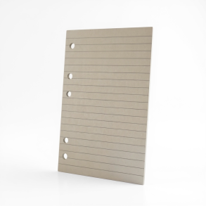 Linjerede ark til Cash Stuffing - Hvid