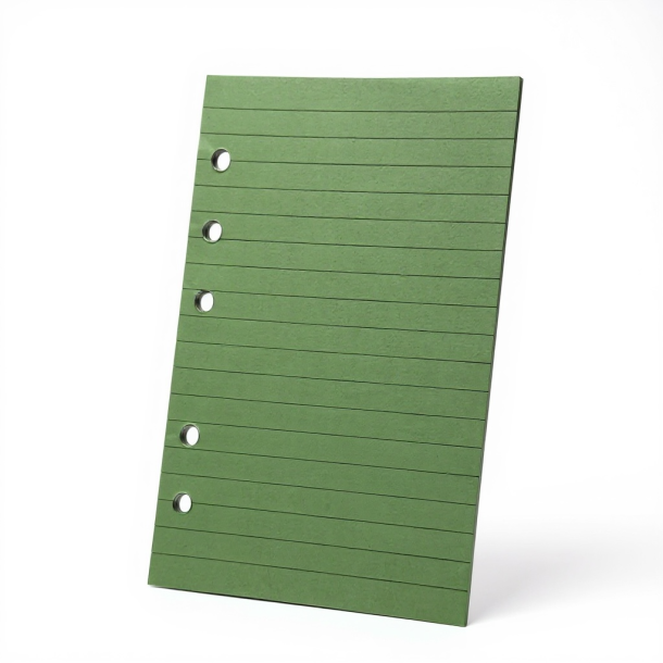 Linjerede ark til Cash Stuffing - Gr�n