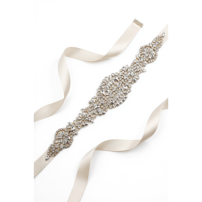 Luksuri�st b�lte med krystaller