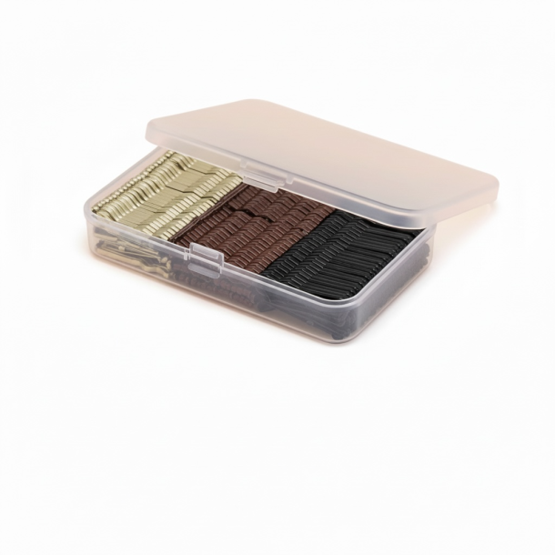 Klassiske h�rn�le � 150 stk. Guld, sort og brun