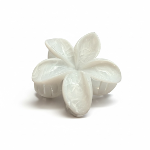 Blomster h�rklemme � stor (perlehvid)