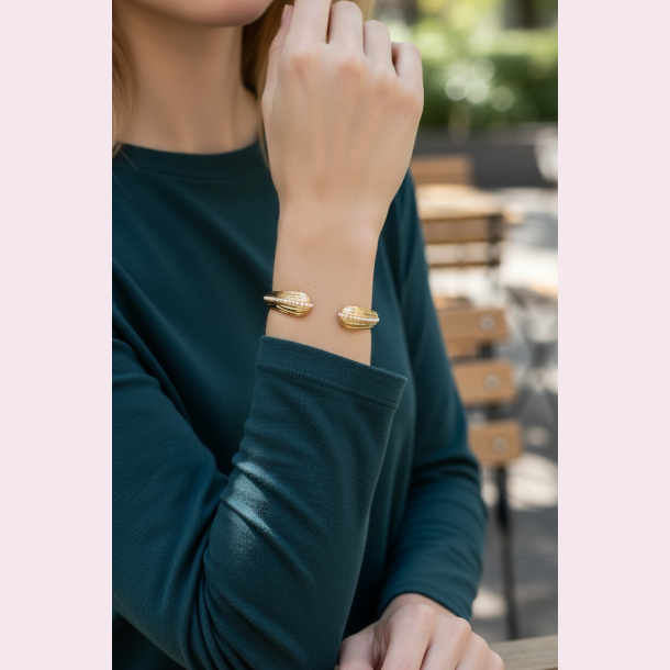 Armring / Armb�nd � Eksklusivt finish med perler