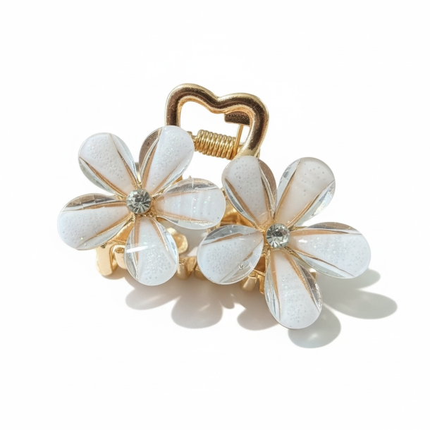 Lille h�rsp�nde � Hvide blomster