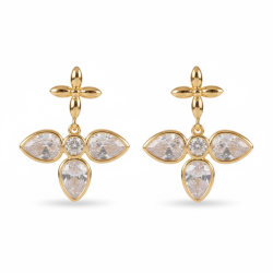 �reringe � Elegant korsdesign med zirkonia