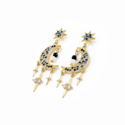 �reringe � M�ne og stjerne med zirkonia