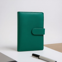 A6 Cash Stuffing binder - M�rk gr�n