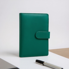 A6 Cash Stuffing binder - M�rk gr�n