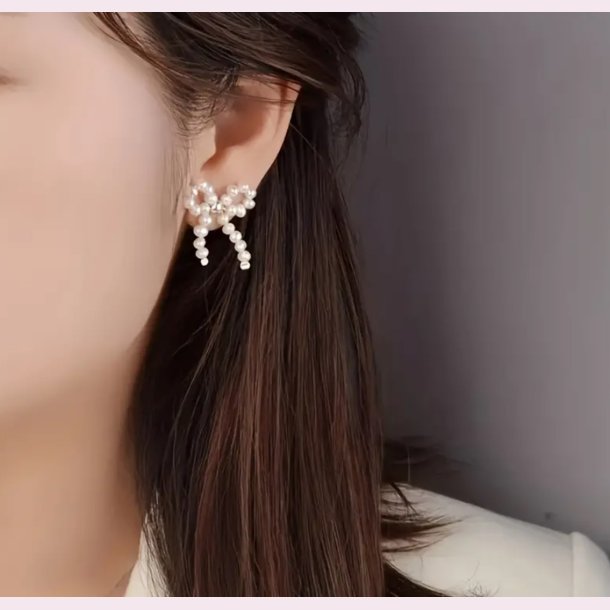 925 Sterling Slv - Hvide perle reringe