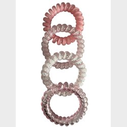 Spiral elastikker  Lys lyserde nuancer  og mnster