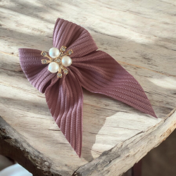 2 stk. smukke sljfe hrclips Rosa 