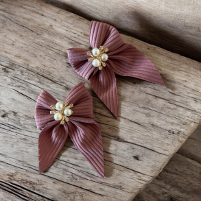 Hårclips med sløjfer