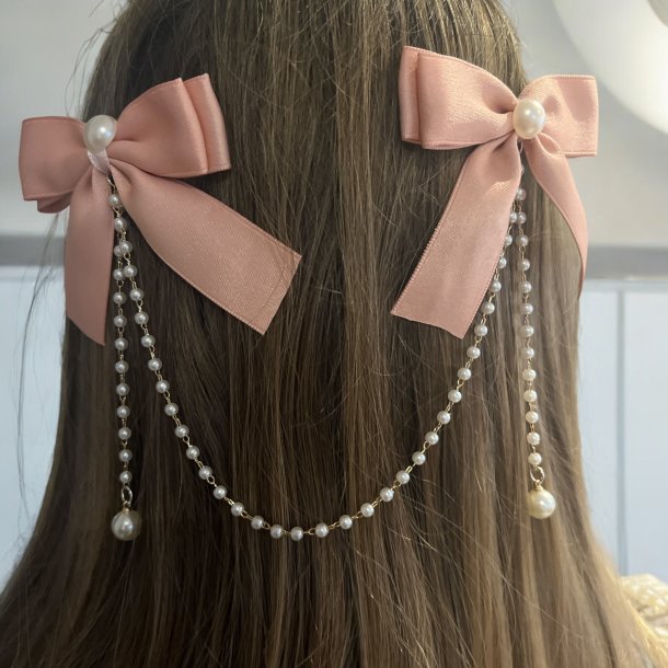 2 stk. smukke lyserde sljfe hrclips 