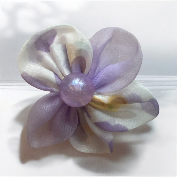 5 Sm sde hrspnder i lilla farver 