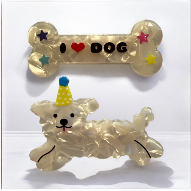 Sdeste hrklemmer med hundemotiv