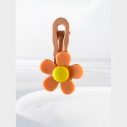 Stor spnde med blomst - Orange