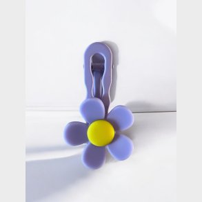 Stor spnde med blomst - Lilla