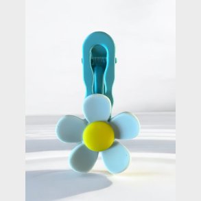 Stor spnde med blomst - Bl