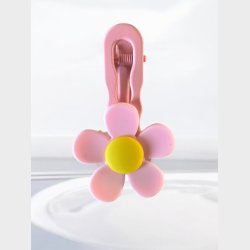 Stor spnde med blomst - Lyserd