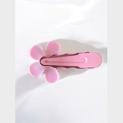 Stor spnde med blomst - Lyserd