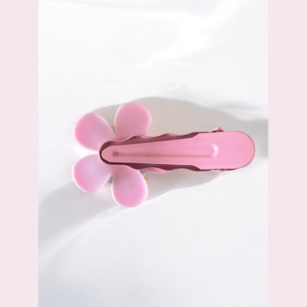 Stor spnde med blomst - Lyserd