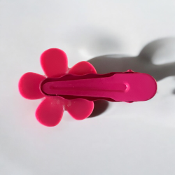 Stor spnde med blomst - Pink