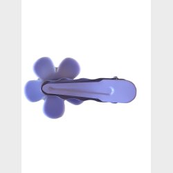 Stor spnde med blomst - Lilla