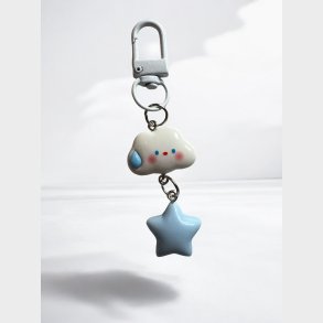 Nglering med sky og Stjerne- Hvid