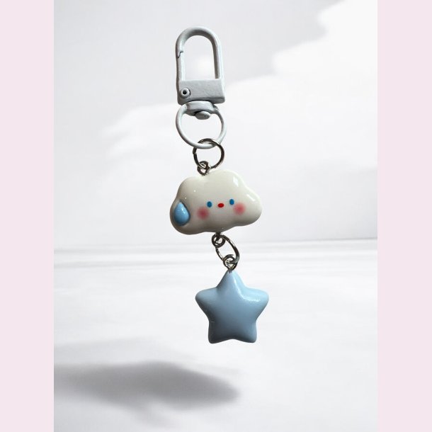 Nglering med sky og Stjerne- Hvid