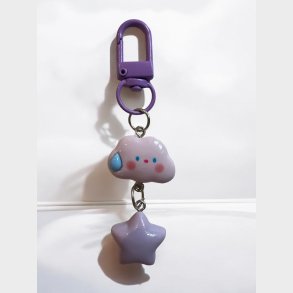 Nglering med sky og Stjerne- Lilla