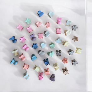 40 sm sde assorteret hrklemmer med forskellige former