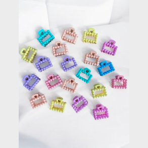 10 sm sd kuglede hrklemme i de sdeste pastel farver 