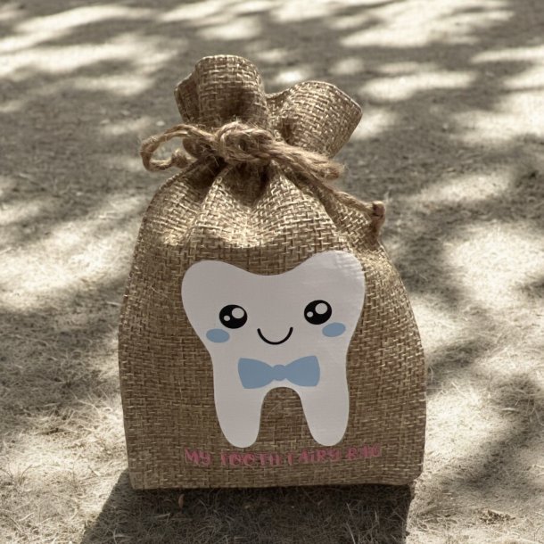 MY TOOTH FAIRY BAG- Lille sd tandfe med butterfly 