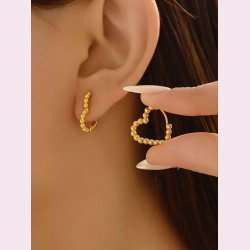 Smukkeste hjerte reringe - Forgyldt