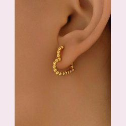 Smukkeste hjerte reringe - Forgyldt