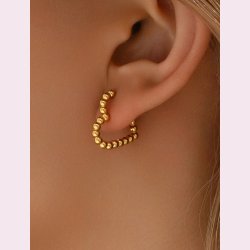 Smukkeste hjerte reringe - Forgyldt