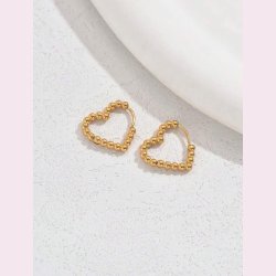 Smukkeste hjerte reringe - Forgyldt