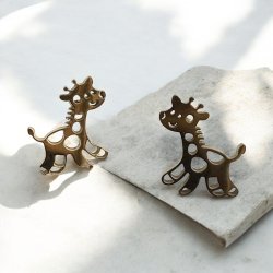 Sm giraffer reringe - Forgyldte