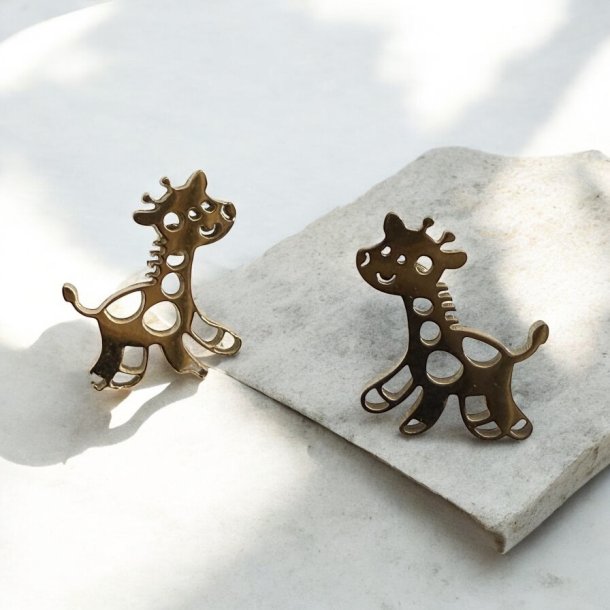 Sm giraffer reringe - Forgyldte