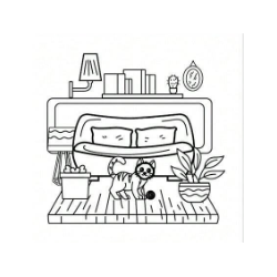 CUTE LITTLE DEN Malebog