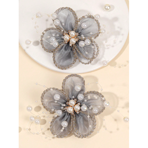 2 smukke blomster hrclips - Gr