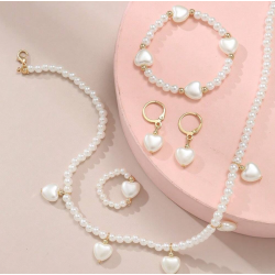 Smykke st til brn - Hvid