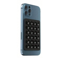 Mobilholder med sugekopper - Mrke bl