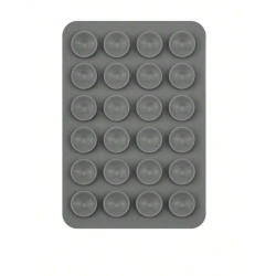 Mobilholder med sugekopper - Mrk gr