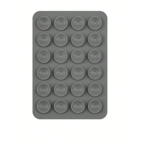 Mobilholder med sugekopper - Mrk gr