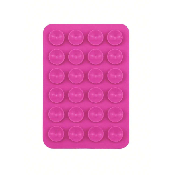 Mobilholder med sugekopper - Pink